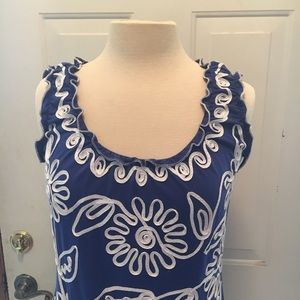 Lauren Michelle white details Tank size S